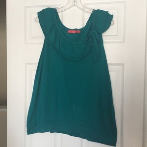 Elle tank, green